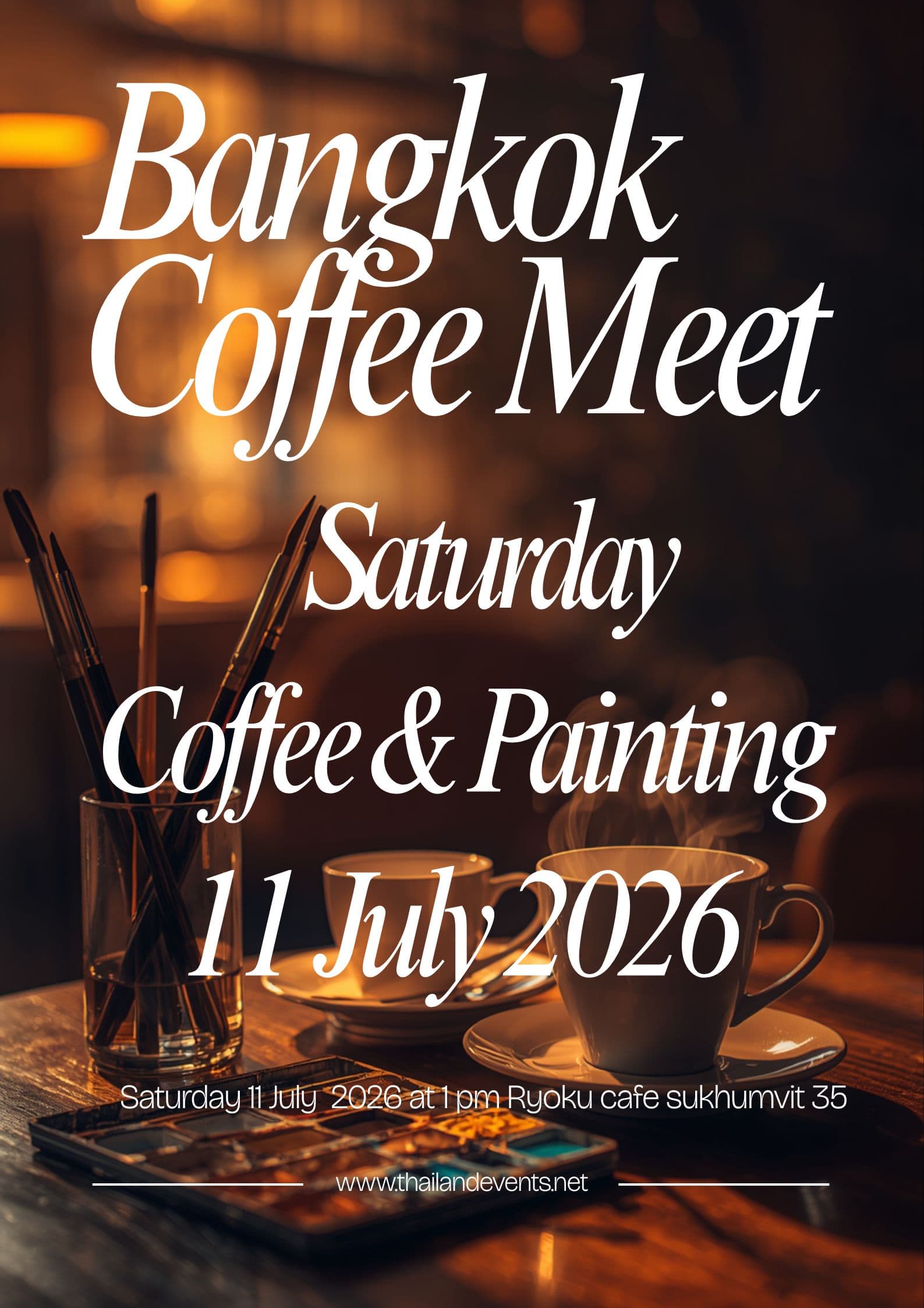 Bangkok coffee meet &painting