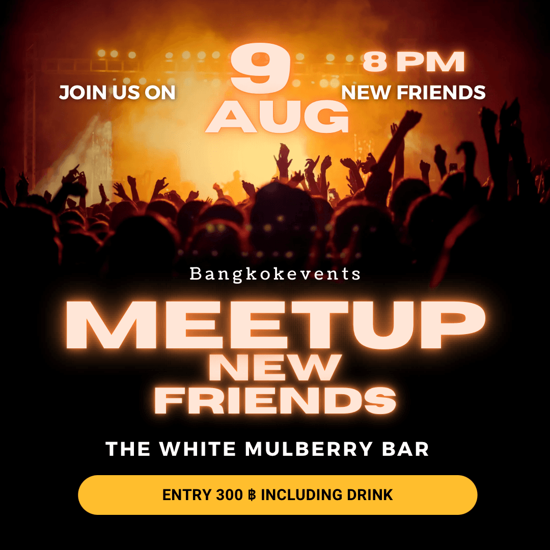 Meetup new friends at the white mulberry bar