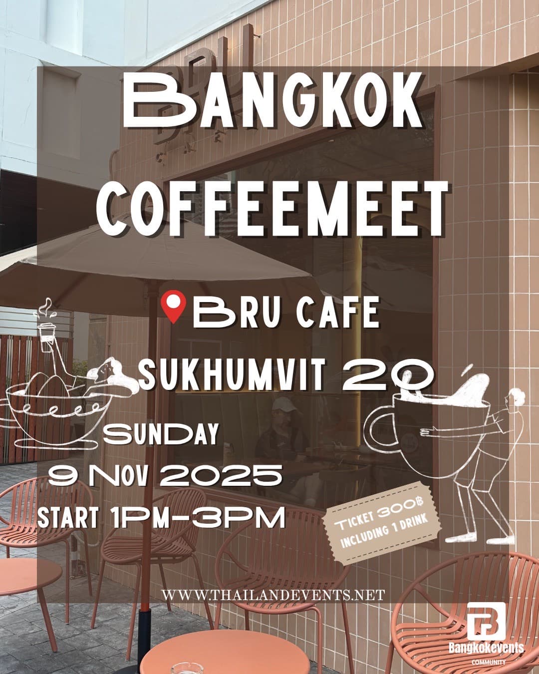 Sunday coffee meet new friends