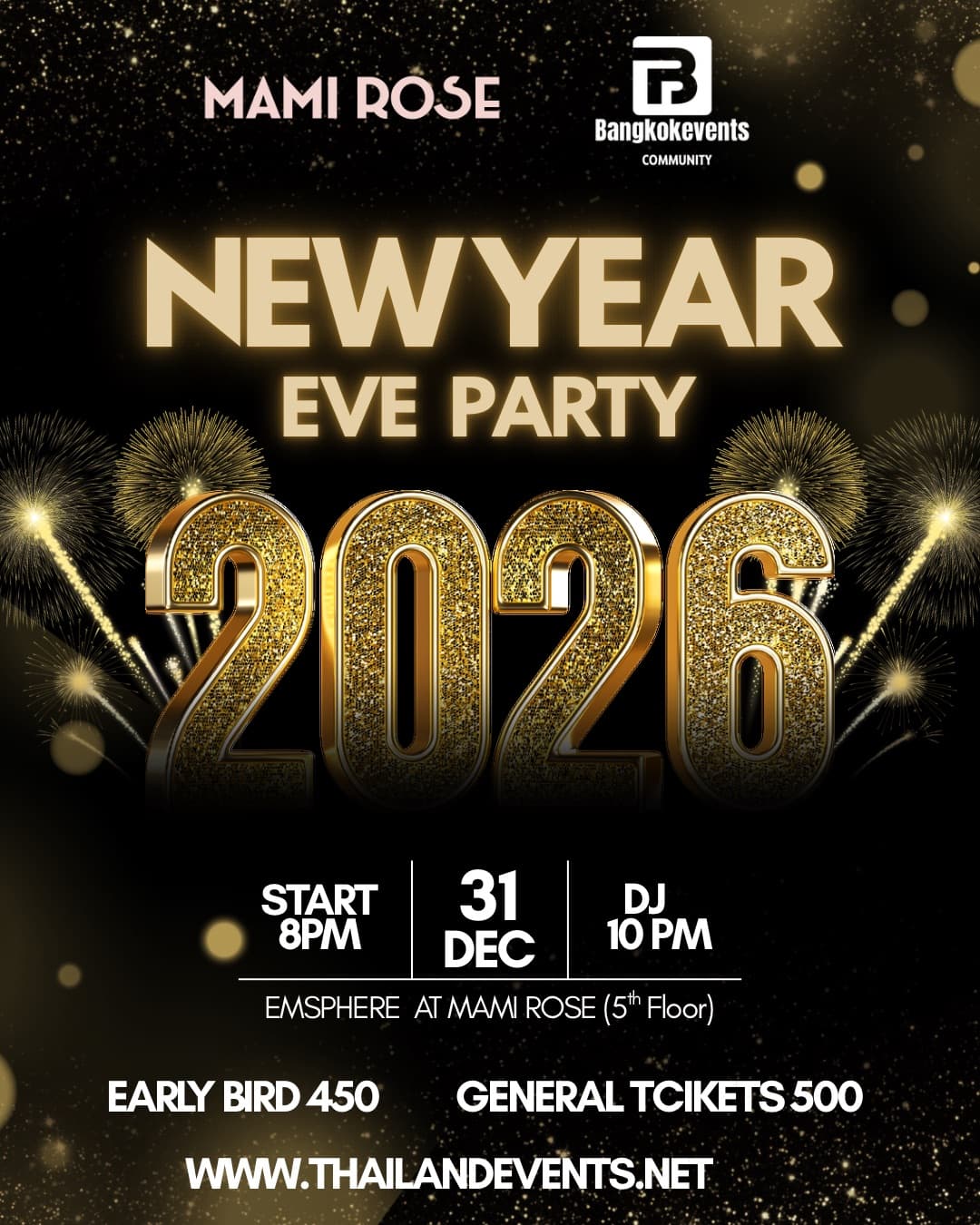 Count down New Year party