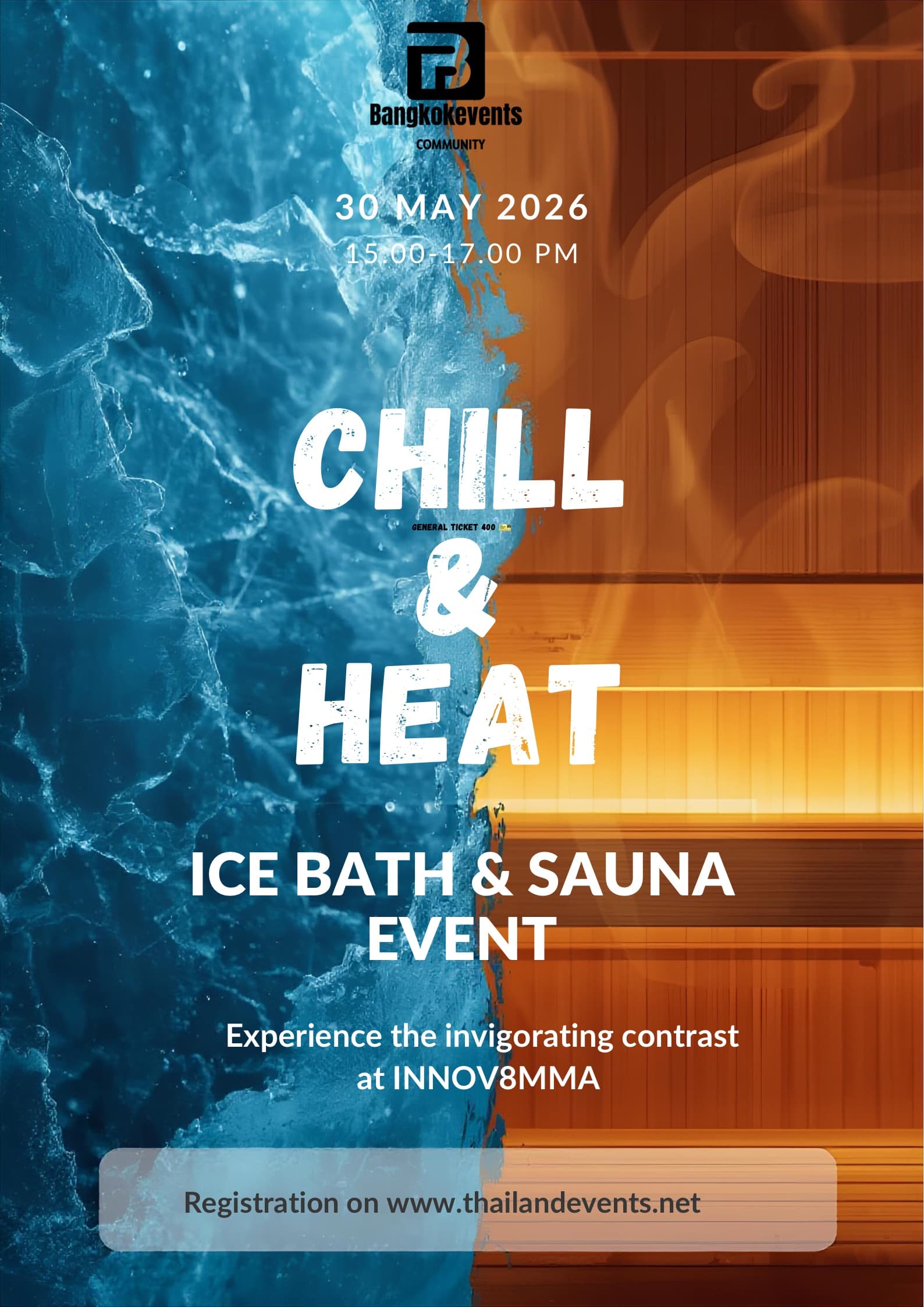 Ice bath & sauna