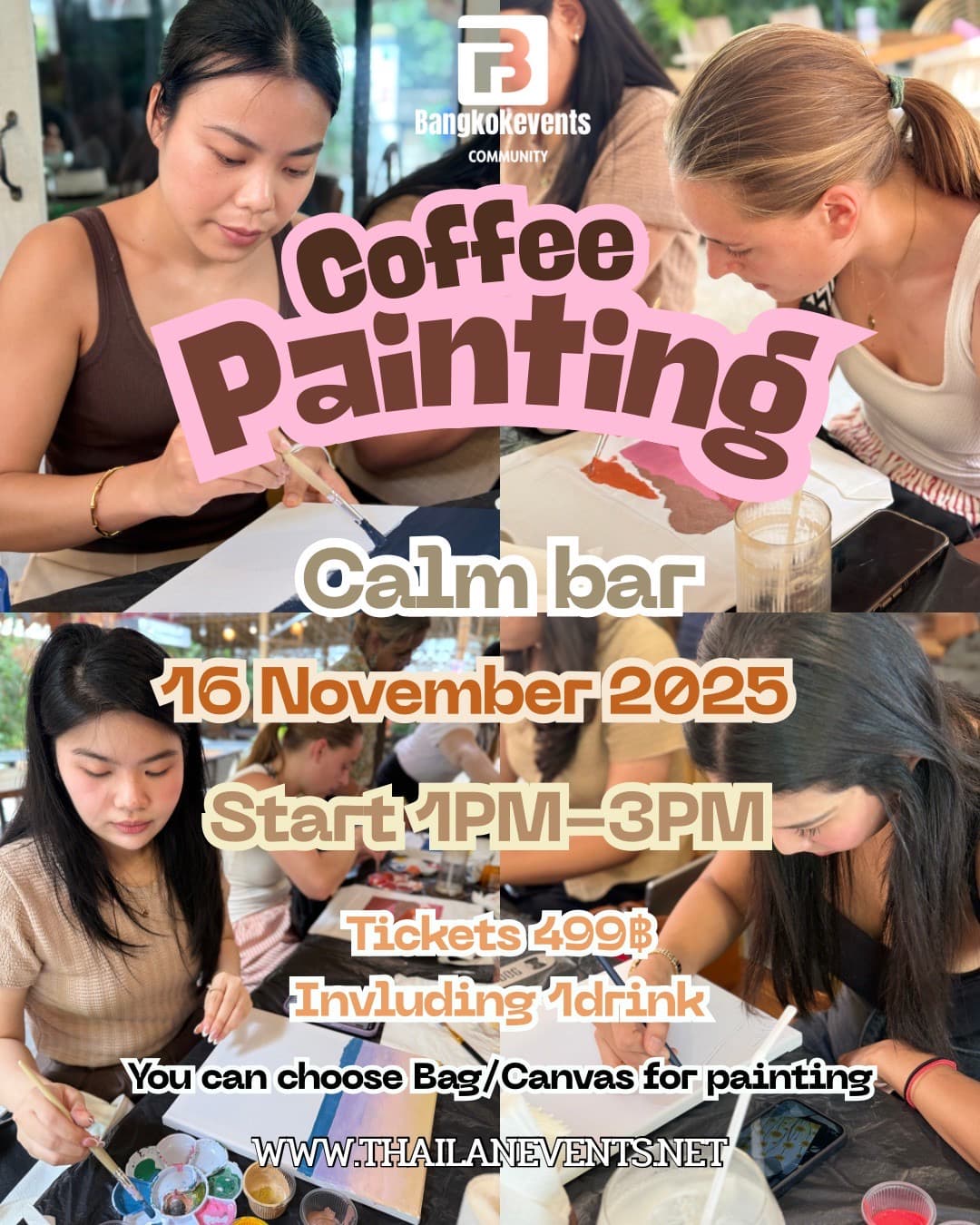 Painting & coffee meet on Sunday
