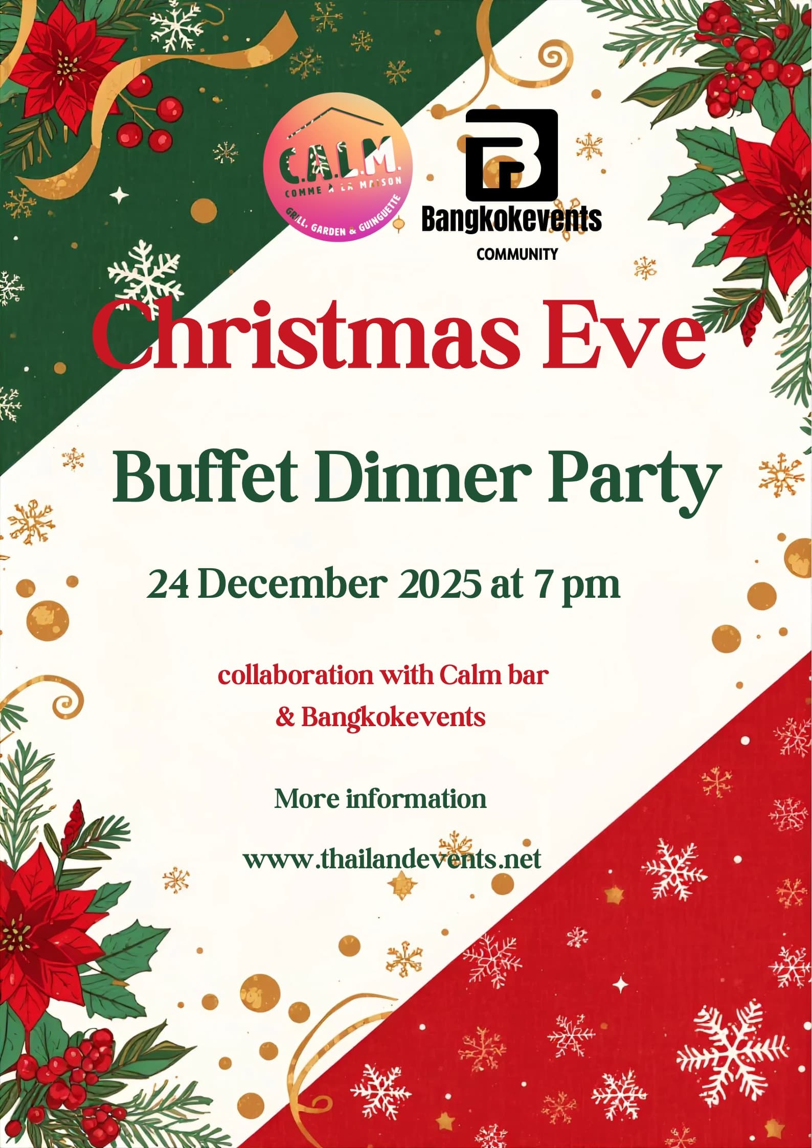 Christmas Eve dinner party