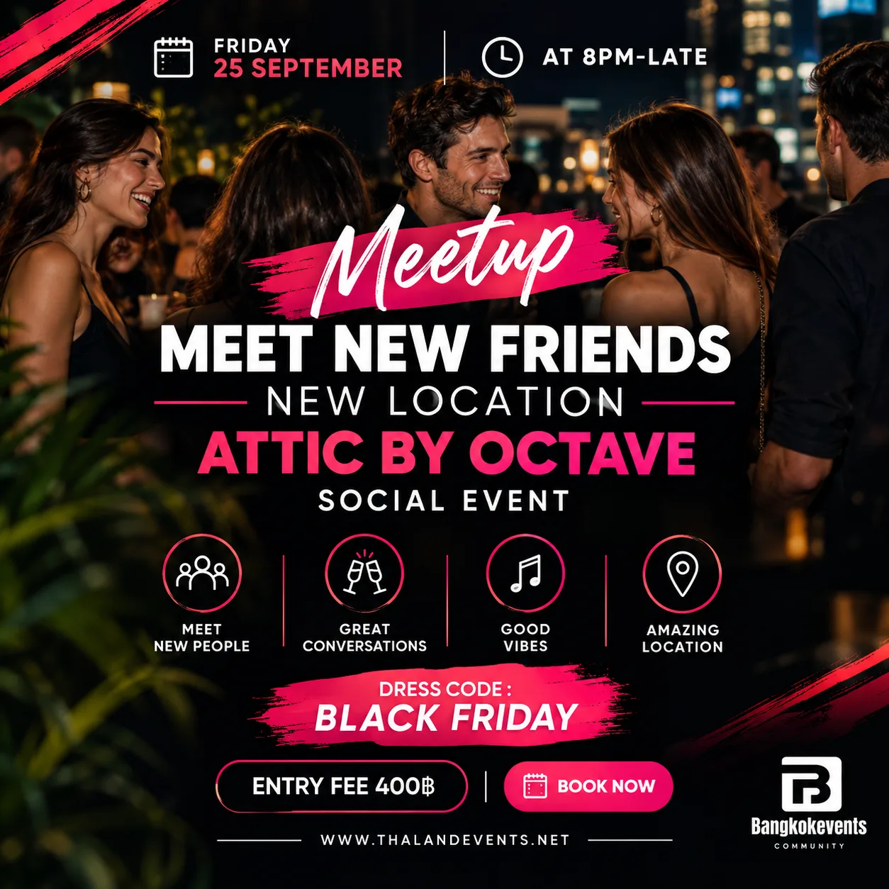 Meetup Saturday on new rooftop
